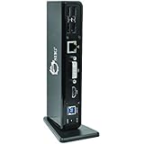 SIIG JU-DK0211-S1 USB 3.0 Universal Dual Video Docking Station adds HDMI & DVI Dual Video Outputs of up to 2048 x 1152, 6 USB ports (2 USB 3.0 & 4 USB 2.0), Gigabit Ethernet and Audio to Notebooks, Hybrid tablets, Windows or Mac