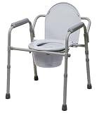 Steel Folding Commode - Steel Folding Commode (4/pack)
