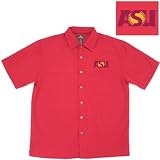 NCAA Arizona State Sun Devils Collegiate Prevail Cabernet Men's Button Down Polo Shirt