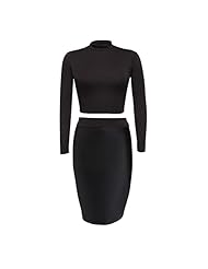 Sexy Sheath Long Sleeves Polyester Turtleneck Knee Length Bandage Dress 
