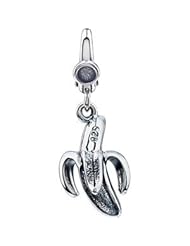 Sterling Silver-Banana Charm by US Gems