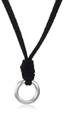 charms FOSSIL Damen Charms Collier Wildleder schwarz 75 cm JF85057040