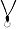 FOSSIL Damen Charms-Collier Wildleder schwarz 75 cm JF85057040
