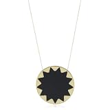 House of Harlow 1960 Black Leather Large Sunburst P