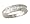 1.00 CTW Diamond Baguette Wedding Band 14K White Gold