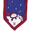 New York Giants 72"x15" Snowman Table Runner - Football Sports Merchandise