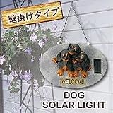 ワンちゃんウェルカムソーラーボード・ハンギング　ダックス