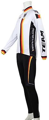 Ceiling Light's Championship Jersey Germany Polyester&amp;Lycra&amp;Elastic Fabric Cycling Suits(Shirt + Bib-Pants)