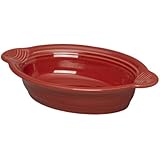 Fiesta 9 Inch by 5 Inch Individual Oval Casserole, Scarlet