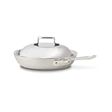All-Clad Brushed Stainless D5 11-Inch French Skillet with Domed Lid