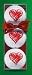Sports : Golfball-Set Herz