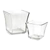 Anchor Hocking 4-Inch Flared Square Votive Candle Holder, Pack of 6