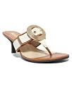 MICHAEL Michael Kors Jasmine Thong | Women's Sandals Black Canvas