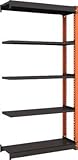 ＴＲＵＳＣＯ　軽量ボルトレス棚ＴＳＵＦ型　連結タイプ　９００Ｘ３４０ＸＨ１８００　3446425　TSUF10063K5BBK