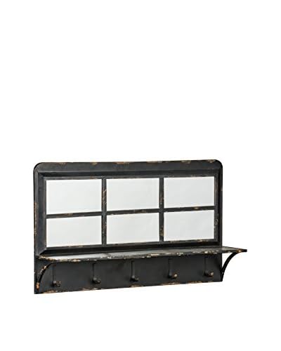 Metal Loft Appendiabiti Da Parete New York Loft Nero