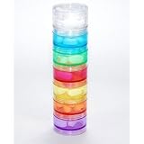 Eze Dose 7-day Stackable Pill Reminder - Small -Extra Lid