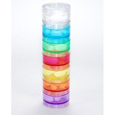 Eze Dose 7-day Stackable Pill Reminder - Small -Extra Lid