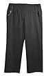 INC International Concepts Black Pants w/Satin Trim 16WMPET