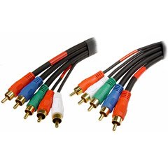 Cables Unlimited AUD-1380-25 25 Feet RCA Component Video/Audio Cable