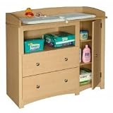 Changing Table - Maple Finish - With Changing Pad