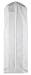 White Breathable Wedding Dress Gown Garment Bag - Extra Long with 10