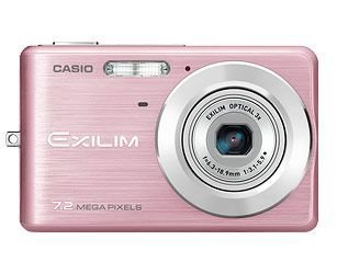 Casio EXILIM EX-Z77 PK Digitalkamera (7 Megapixel, 3-fach opt. Zoom, 2,6 Display) in pink