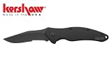 Kershaw K.O. Shallot, Black Stainless Handle, Black Blade, Combo 1840CKTST