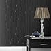 Vymura Crystal Bead Curtain Black Wallpaper MO251