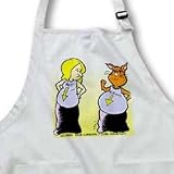 Londons Times Funny Cat Cartoons - Cat With Kittens - Aprons