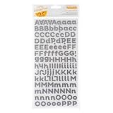 American Crafts Scene Silver Glitter Thickers