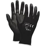 Compare Prices  Nylon Gloves  PU Nylon/Polyurethane Gloves (Value Series) Lot of 12 - Large   Good price