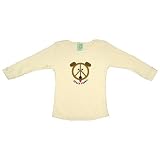 Baby Buddhiwear Long Sleeve Peace Puppy Shirt