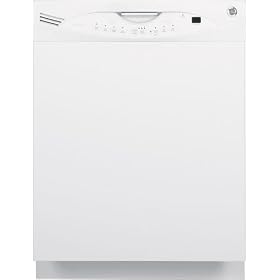 GE White Full Console 24 Inch Dishwasher GLDA690PWW by GE