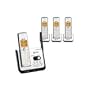 AT&T CL82409 DECT 6.0 Cordless Phone, Black/Silver, 4 Handsets