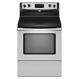 Whirlpool: 30'' Freestanding Electric Range with 4 Radiant Burners, Ceramic Glass Cooktop, 4.8 cu. f