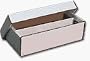 BCW Shoe 2 Row Storage Box (1600 Ct.) - Corrugated Cardboard Storage Box - Baseball, Football, Basketball, Hockey, Nascar, Sportscards, Gaming & Trading Cards Collecting Supplies