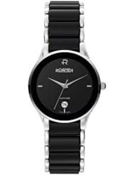 Roamer Womens Quartz Watch CERALINE 677981 SC2 with Metal Strap