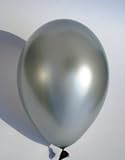 50 Luftballons 12 /32cm in Metallic silber Nr. 400