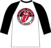 Rolling Stones Circle Tongue Classic Baseball Jersey