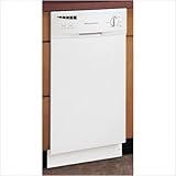 18" Built-In Dishwasher in Black or White Color: Black