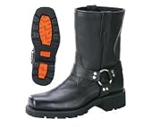 Xelement Short Harness Motorcycle Boots with Lug Sole - 10