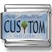 South Carolina License Plate Custom Italian Charm