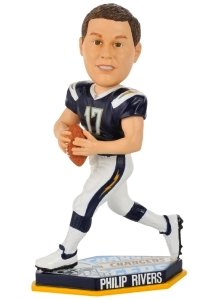 San Diego Chargers Philip Rivers Forever Collectibles Thematic Base Edition Bobble Head