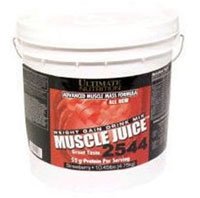 Ultimate Nutrition Muscle Juice 2544 Weight Gain Drink Mix, Strawberry, 167.2 Ounces