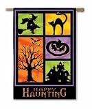 Happy Haunting Garden Flag