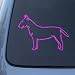 WHITE BULL TERRIER - Dog Vinyl Car Decal Sticker #1569 | Vinyl Color: Pink
