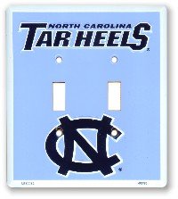 North Carolina Tarheels Light Switch Covers Double Plates- LS12012