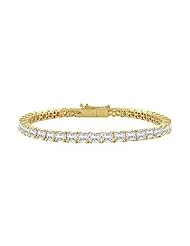 Diamond Tennis Bracelet 18K Yellow Gold - 3.00 CT Diamonds