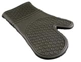 IMAGE OF Kitchen Basics Professional Oven Mitt - Silicone & Cotton - Black
