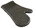 Kitchen & Housewares : Oven Mitt - Silicone & Cotton - Black
